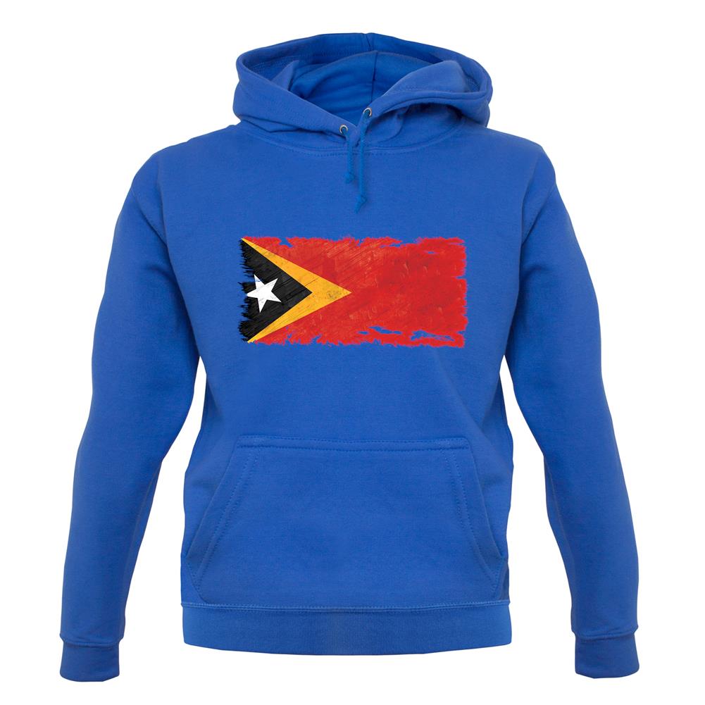 East Timor Grunge Style Flag unisex hoodie East Timor Grunge Style Flag unisex hoodie