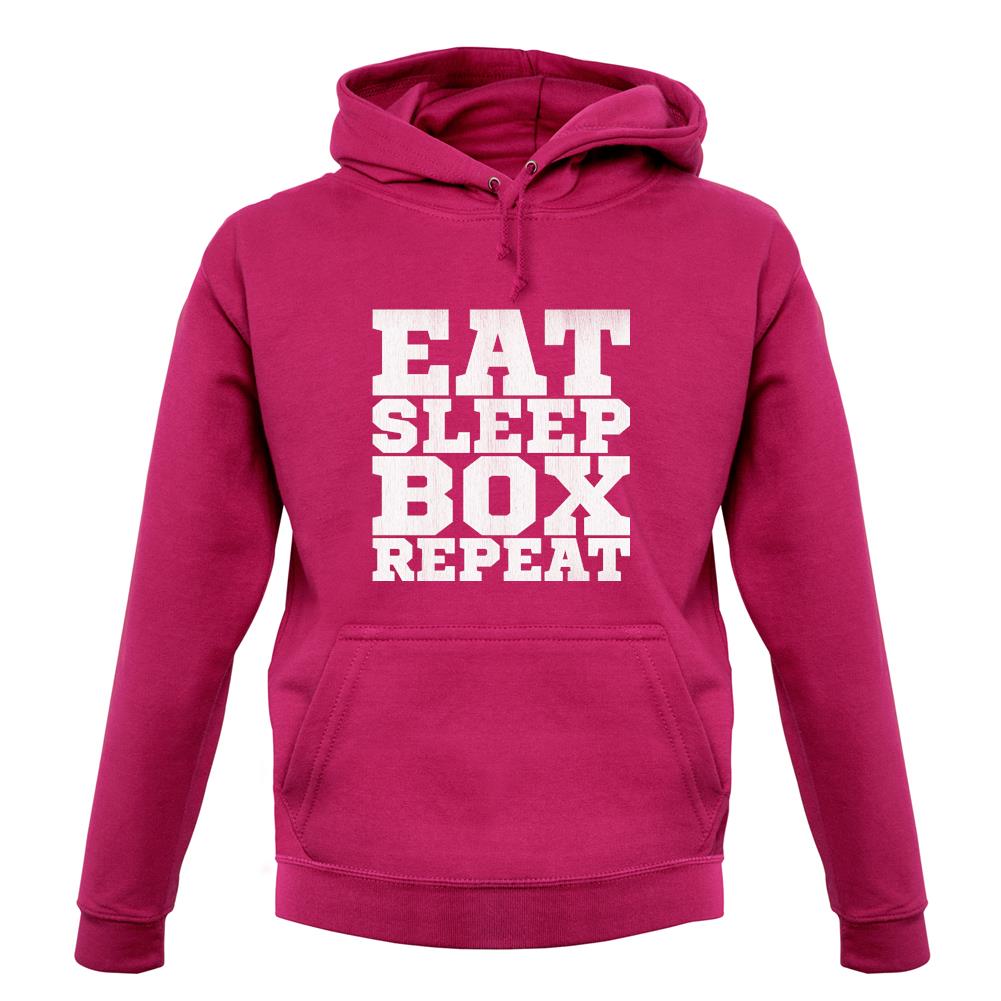 Eat Sleep Box REPEAT unisex hoodie Eat Sleep Box REPEAT unisex hoodie