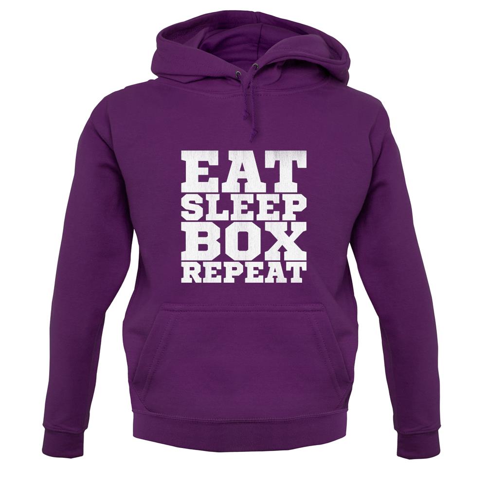 Eat Sleep Box REPEAT unisex hoodie Eat Sleep Box REPEAT unisex hoodie