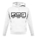 Eat Sleep Fence unisex hoodie Eat Sleep Fence unisex hoodie