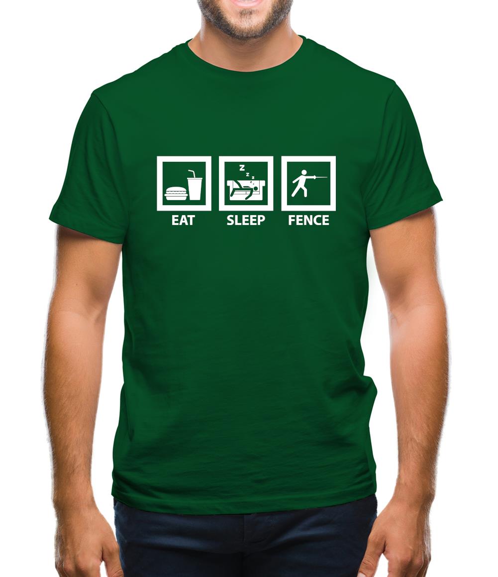 Eat Sleep Fence Mens T-Shirt Eat Sleep Fence Mens T-Shirt