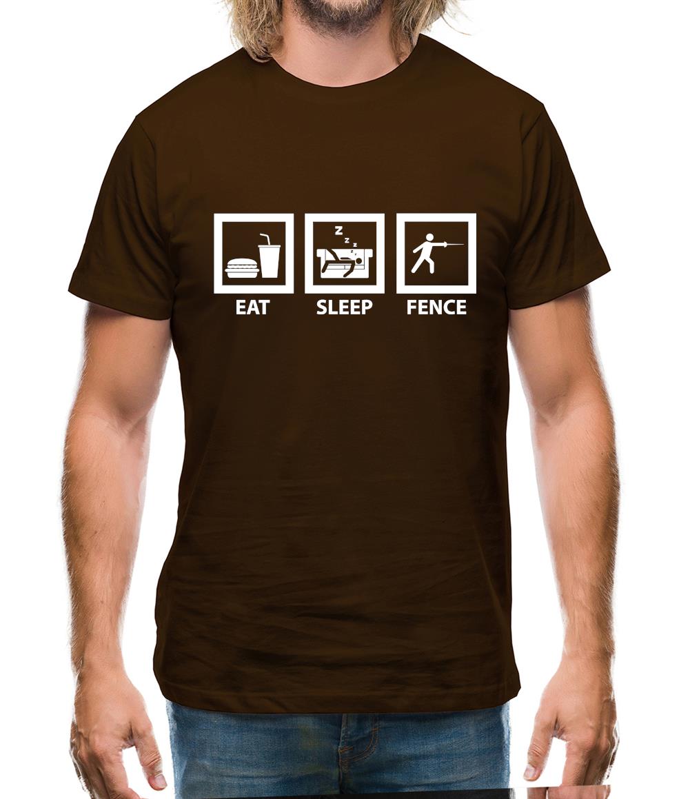 Eat Sleep Fence Mens T-Shirt Eat Sleep Fence Mens T-Shirt