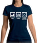 Eat Sleep Field Hockey Womens T-Shirt Eat Sleep Field Hockey Womens T-Shirt