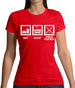 Eat Sleep Field Hockey Womens T-Shirt Eat Sleep Field Hockey Womens T-Shirt