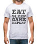 Eat Sleep Game Repeat Mens T-Shirt Eat Sleep Game Repeat Mens T-Shirt