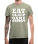 Eat Sleep Game Repeat Mens T-Shirt Eat Sleep Game Repeat Mens T-Shirt
