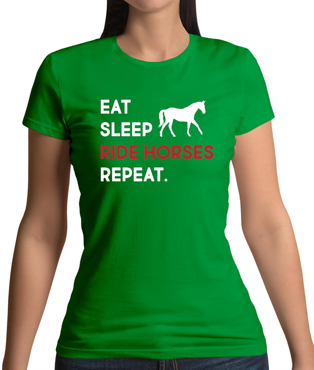 Eat Sleep Horse Womens T-Shirt Eat Sleep Horse Womens T-Shirt