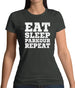 Eat Sleep Parkour REPEAT Womens T-Shirt Eat Sleep Parkour REPEAT Womens T-Shirt