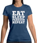 Eat Sleep Parkour REPEAT Womens T-Shirt Eat Sleep Parkour REPEAT Womens T-Shirt