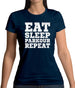 Eat Sleep Parkour REPEAT Womens T-Shirt Eat Sleep Parkour REPEAT Womens T-Shirt
