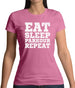 Eat Sleep Parkour REPEAT Womens T-Shirt Eat Sleep Parkour REPEAT Womens T-Shirt