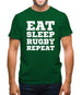 Eat Sleep Rugby Repeat Mens T-Shirt Eat Sleep Rugby Repeat Mens T-Shirt