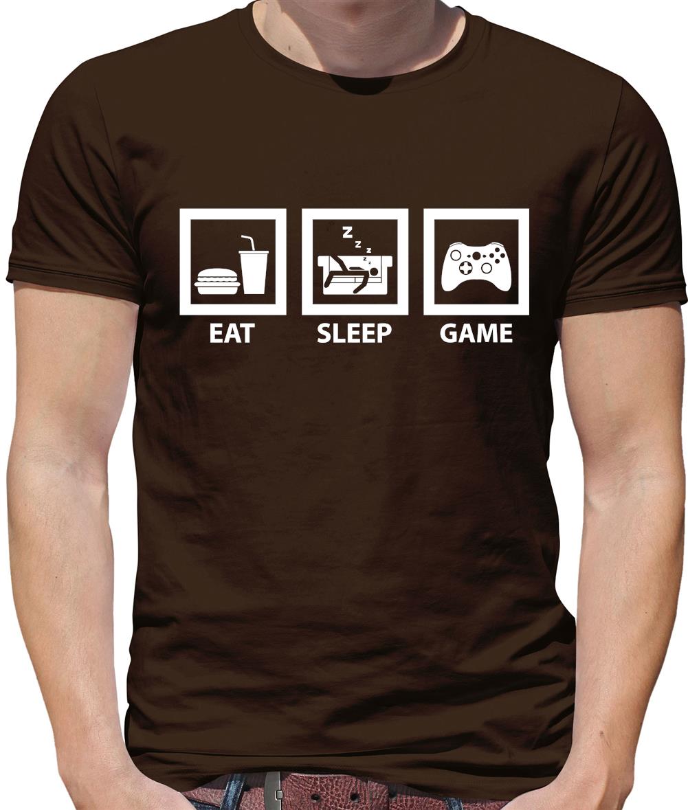Dressdown Eat Sleep Gamer Mens T-Shirt Dressdown Eat Sleep Gamer Mens T-Shirt