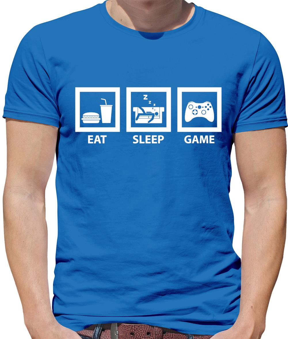 Dressdown Eat Sleep Gamer Mens T-Shirt Dressdown Eat Sleep Gamer Mens T-Shirt