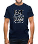 Eat A Lot Sleep A Lot Mens T-Shirt Eat A Lot Sleep A Lot Mens T-Shirt