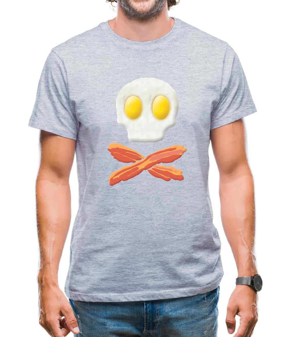 Eggs Bacon Skull And Bones Mens T-Shirt Eggs Bacon Skull And Bones Mens T-Shirt