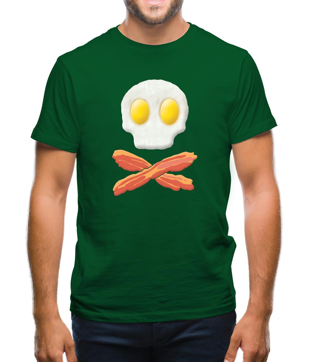 Eggs Bacon Skull And Bones Mens T-Shirt Eggs Bacon Skull And Bones Mens T-Shirt