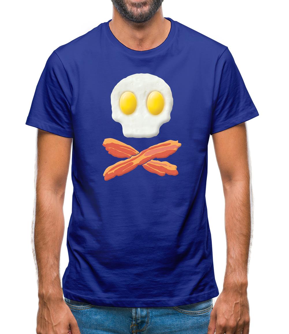 Eggs Bacon Skull And Bones Mens T-Shirt Eggs Bacon Skull And Bones Mens T-Shirt