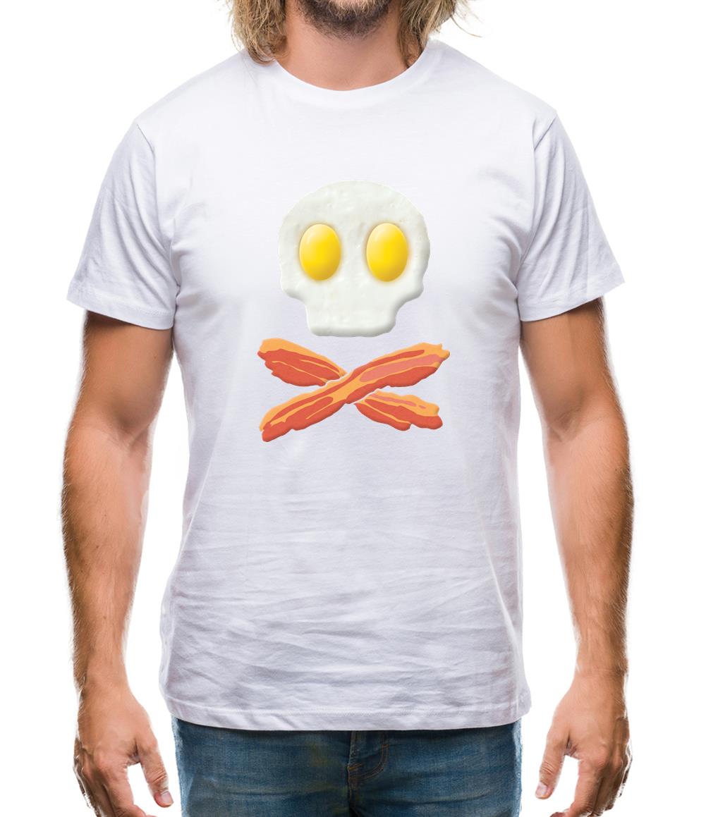 Eggs Bacon Skull And Bones Mens T-Shirt Eggs Bacon Skull And Bones Mens T-Shirt