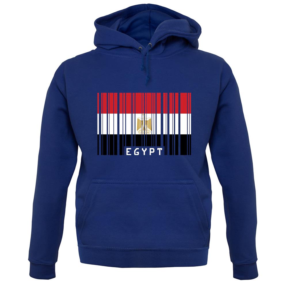 Egypt Barcode Style Flag unisex hoodie Egypt Barcode Style Flag unisex hoodie