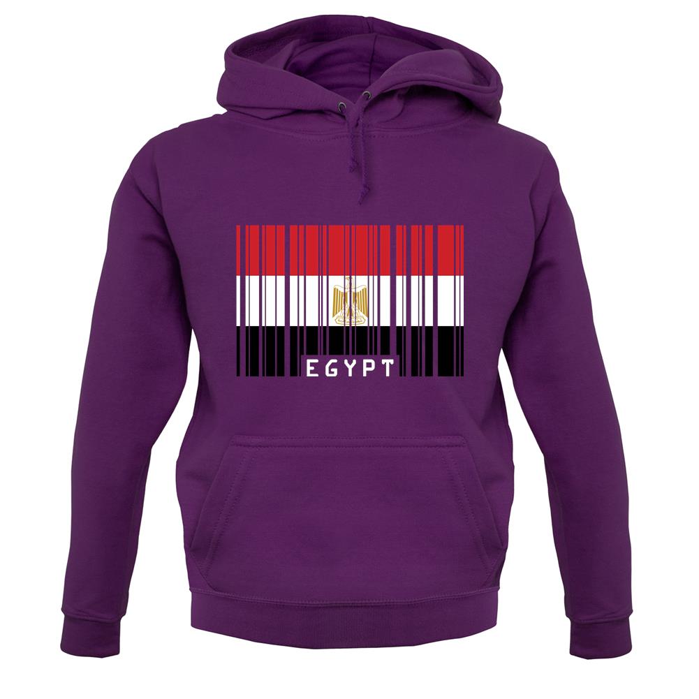 Egypt Barcode Style Flag unisex hoodie Egypt Barcode Style Flag unisex hoodie
