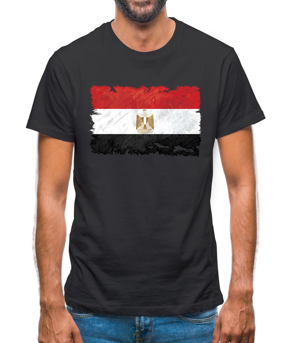 Egypt Grunge Style Flag Mens T-Shirt Egypt Grunge Style Flag Mens T-Shirt