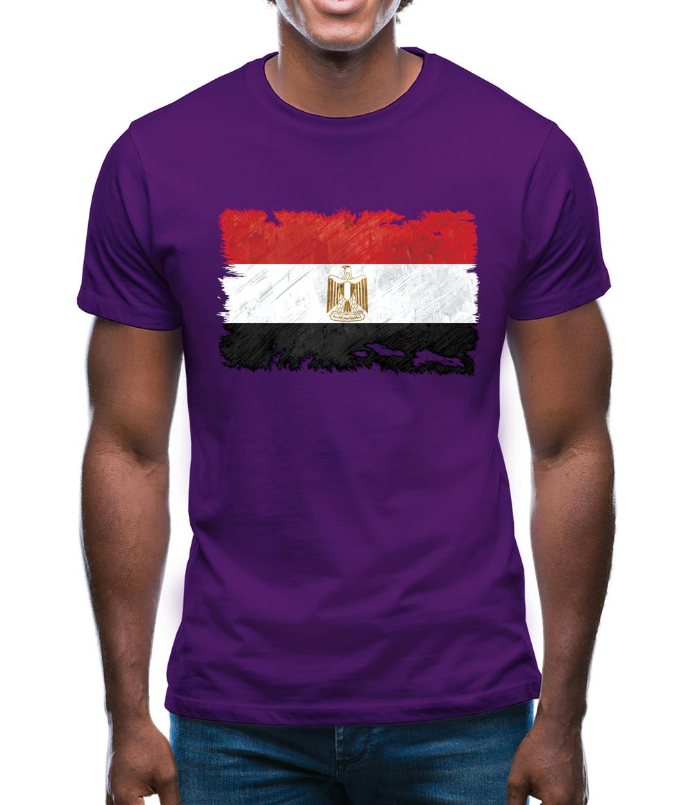 Egypt Grunge Style Flag Mens T-Shirt Egypt Grunge Style Flag Mens T-Shirt