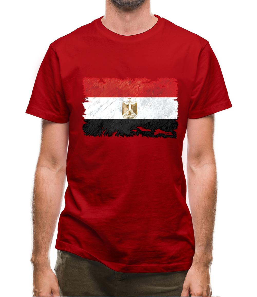 Egypt Grunge Style Flag Mens T-Shirt Egypt Grunge Style Flag Mens T-Shirt