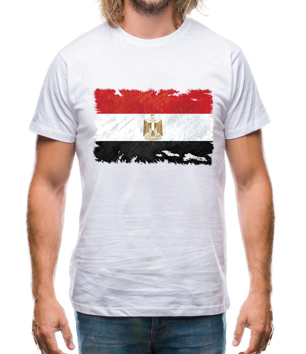 Egypt Grunge Style Flag Mens T-Shirt Egypt Grunge Style Flag Mens T-Shirt