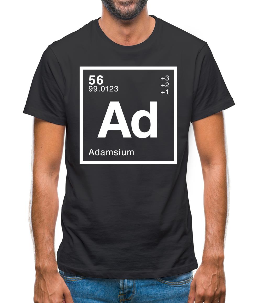 Adams - Periodic Element Mens T-Shirt Adams - Periodic Element Mens T-Shirt