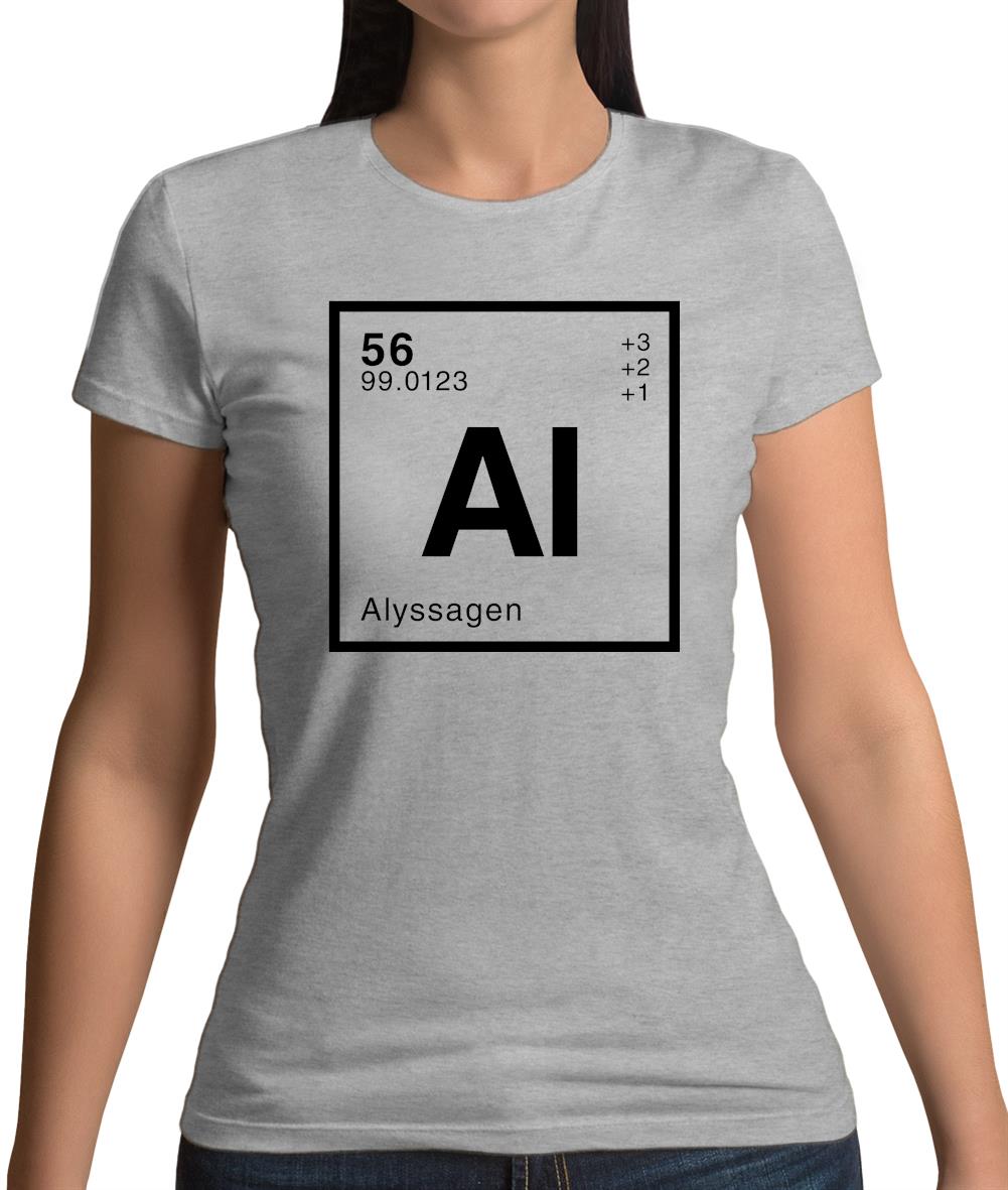 Alyssa - Periodic Element Womens T-Shirt Alyssa - Periodic Element Womens T-Shirt