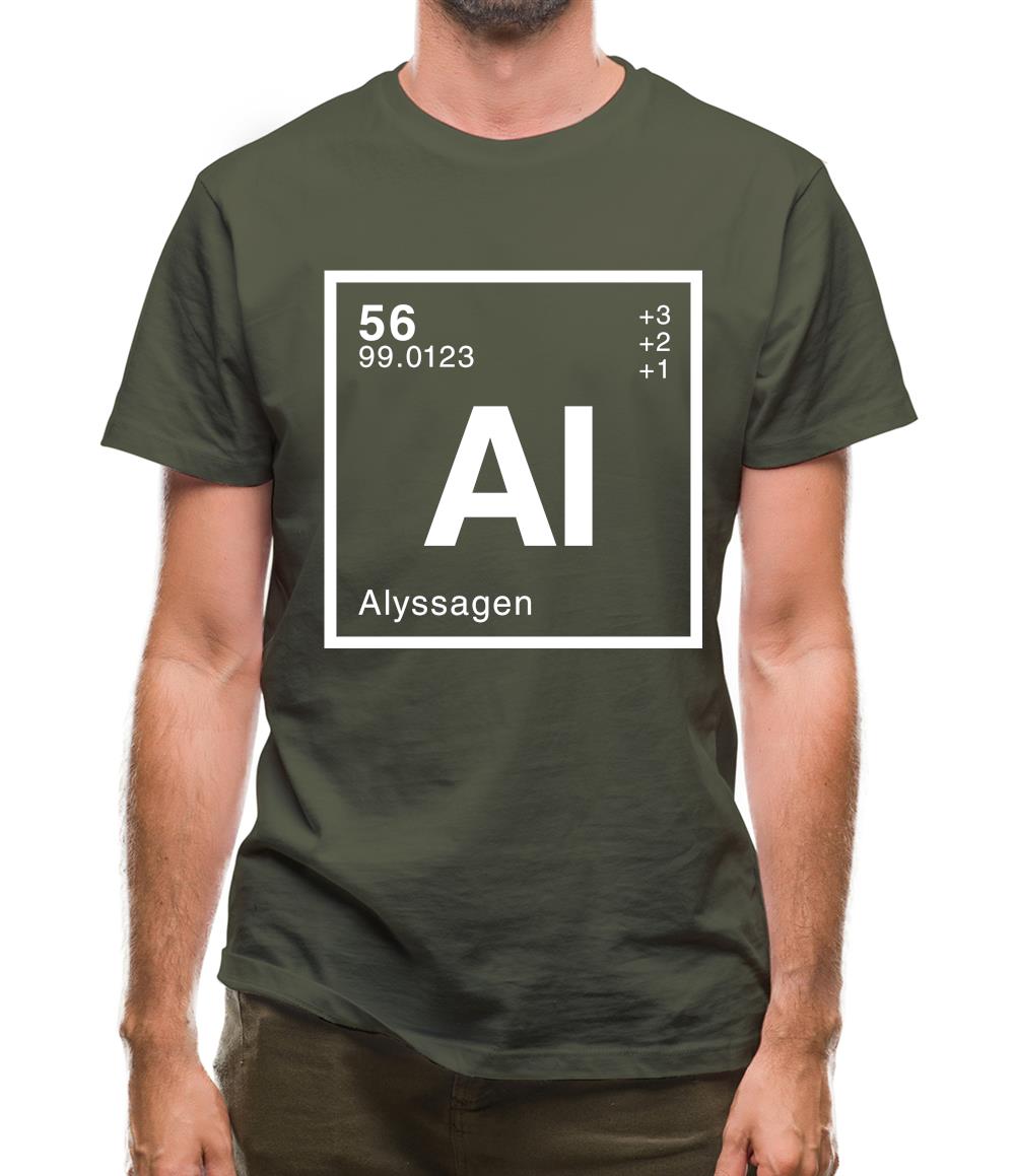 Alyssa - Periodic Element Mens T-Shirt Alyssa - Periodic Element Mens T-Shirt