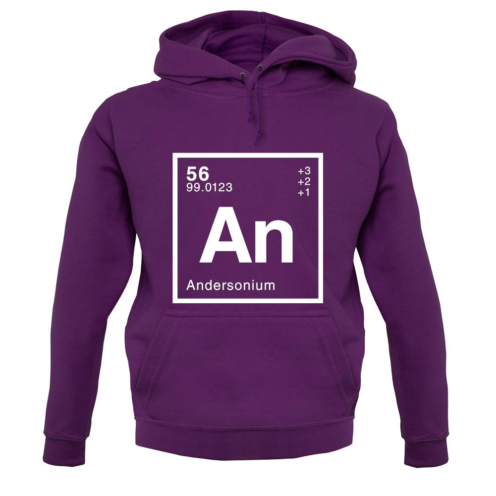 Anderson - Periodic Element unisex hoodie Anderson - Periodic Element unisex hoodie