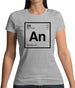 Andy - Periodic Element Womens T-Shirt Andy - Periodic Element Womens T-Shirt