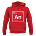 Andy - Periodic Element unisex hoodie Andy - Periodic Element unisex hoodie