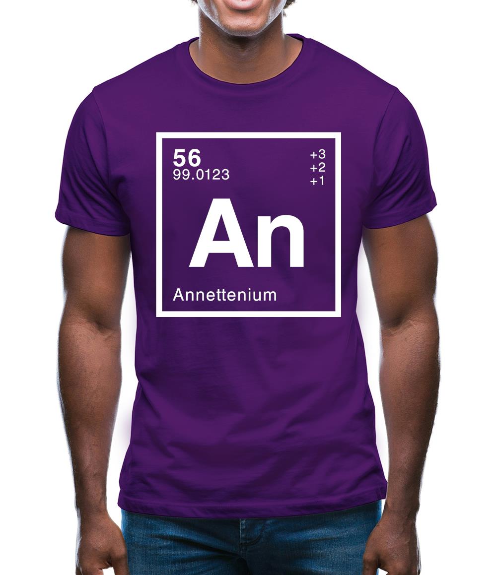 Annette - Periodic Element Mens T-Shirt Annette - Periodic Element Mens T-Shirt