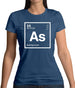Ashlyn - Periodic Element Womens T-Shirt Ashlyn - Periodic Element Womens T-Shirt