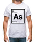 Ash - Periodic Element Mens T-Shirt Ash - Periodic Element Mens T-Shirt