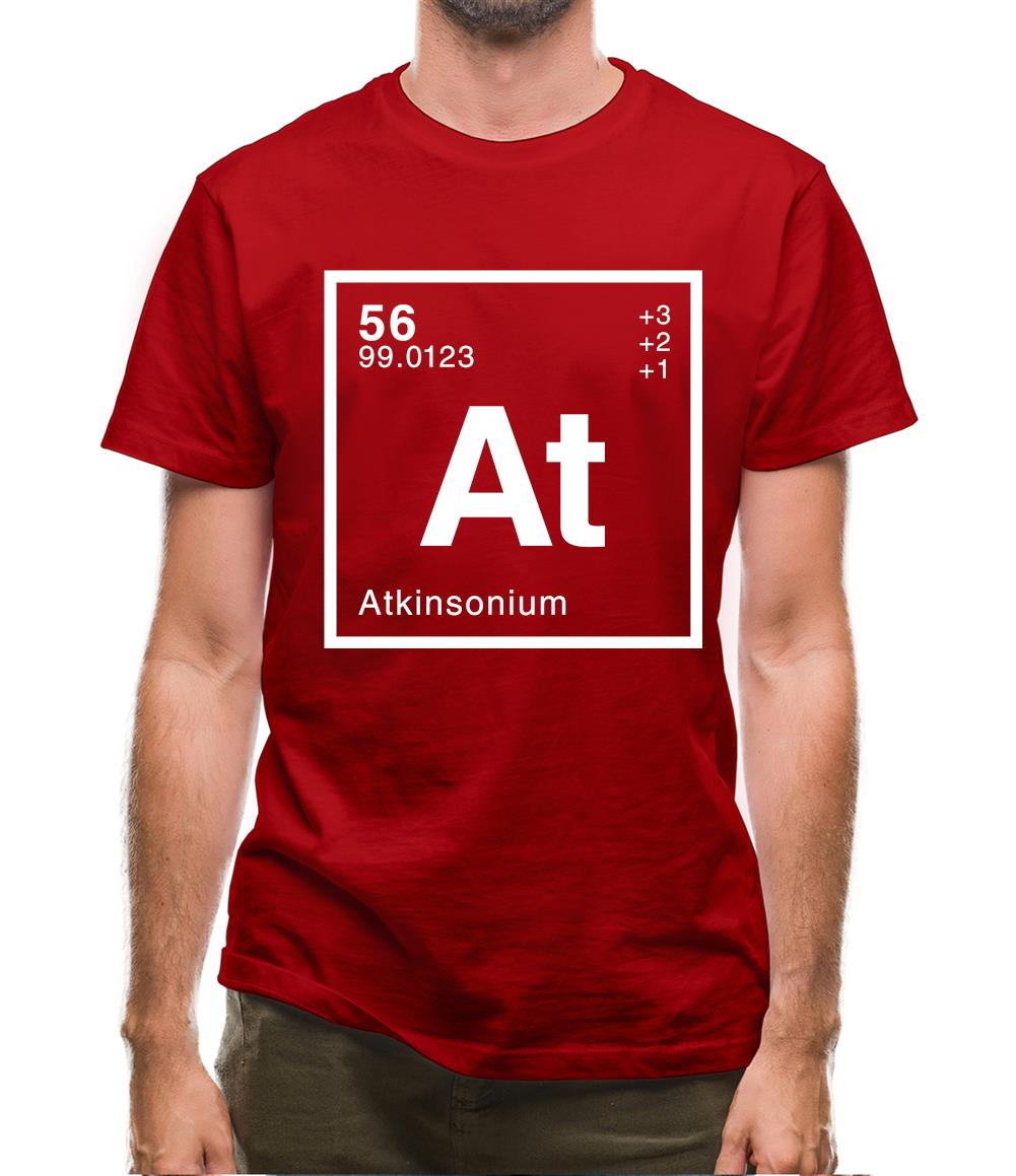 Atkinson - Periodic Element Mens T-Shirt Atkinson - Periodic Element Mens T-Shirt