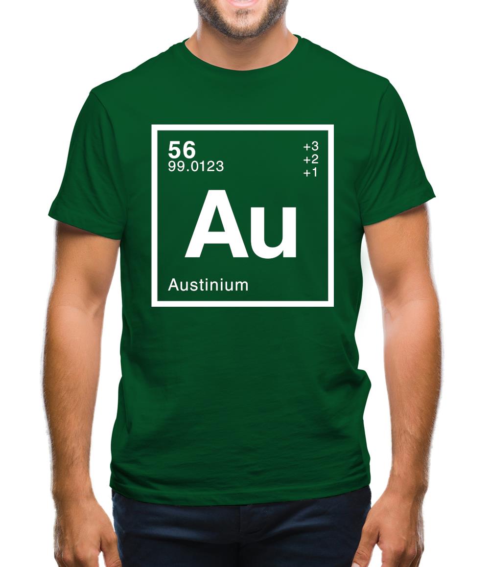Austin - Periodic Element Mens T-Shirt Austin - Periodic Element Mens T-Shirt