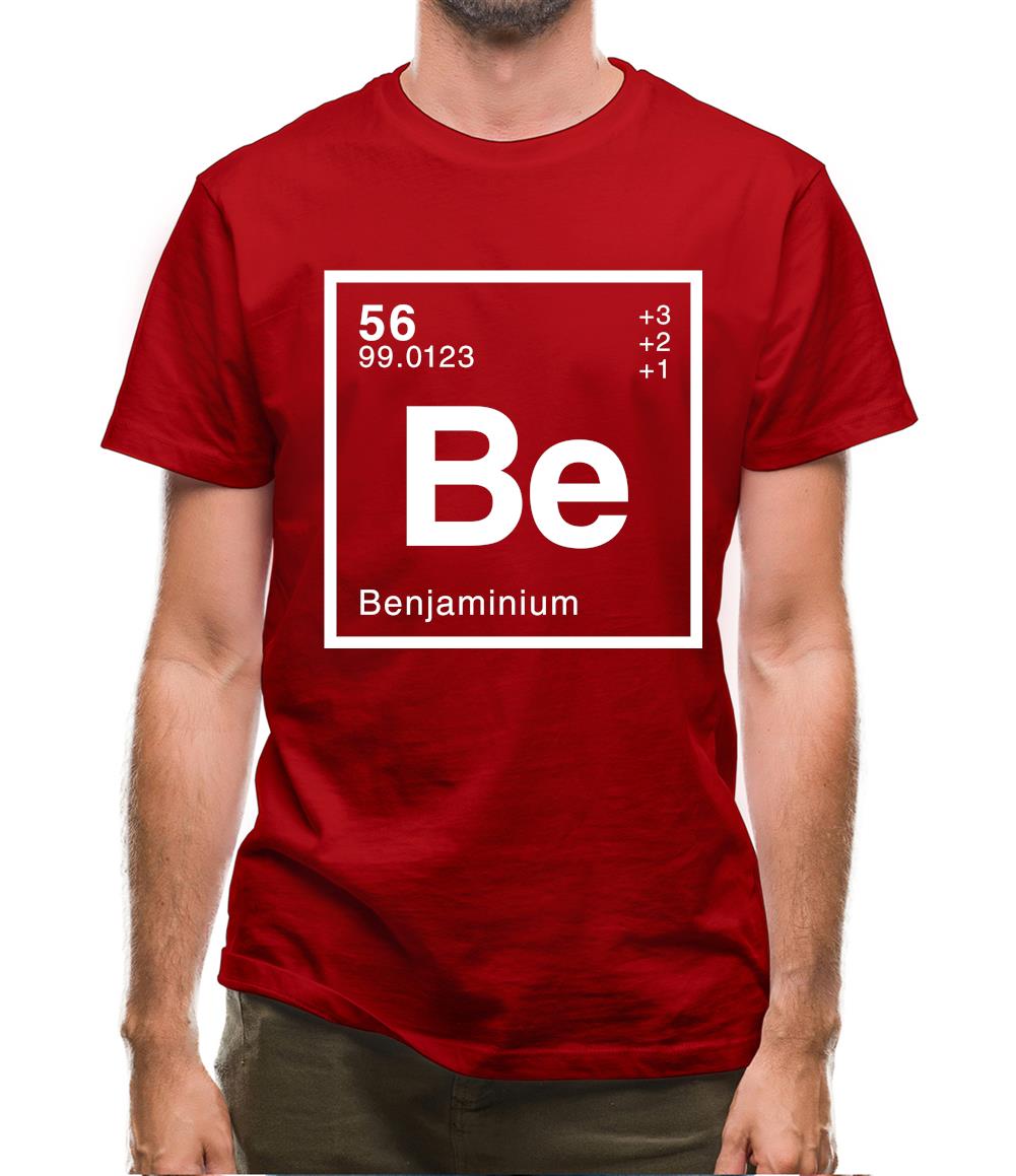 Benjamin - Periodic Element Mens T-Shirt Benjamin - Periodic Element Mens T-Shirt