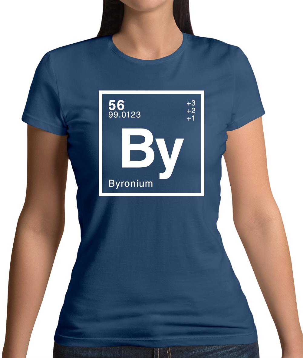 Byron - Periodic Element Womens T-Shirt Byron - Periodic Element Womens T-Shirt