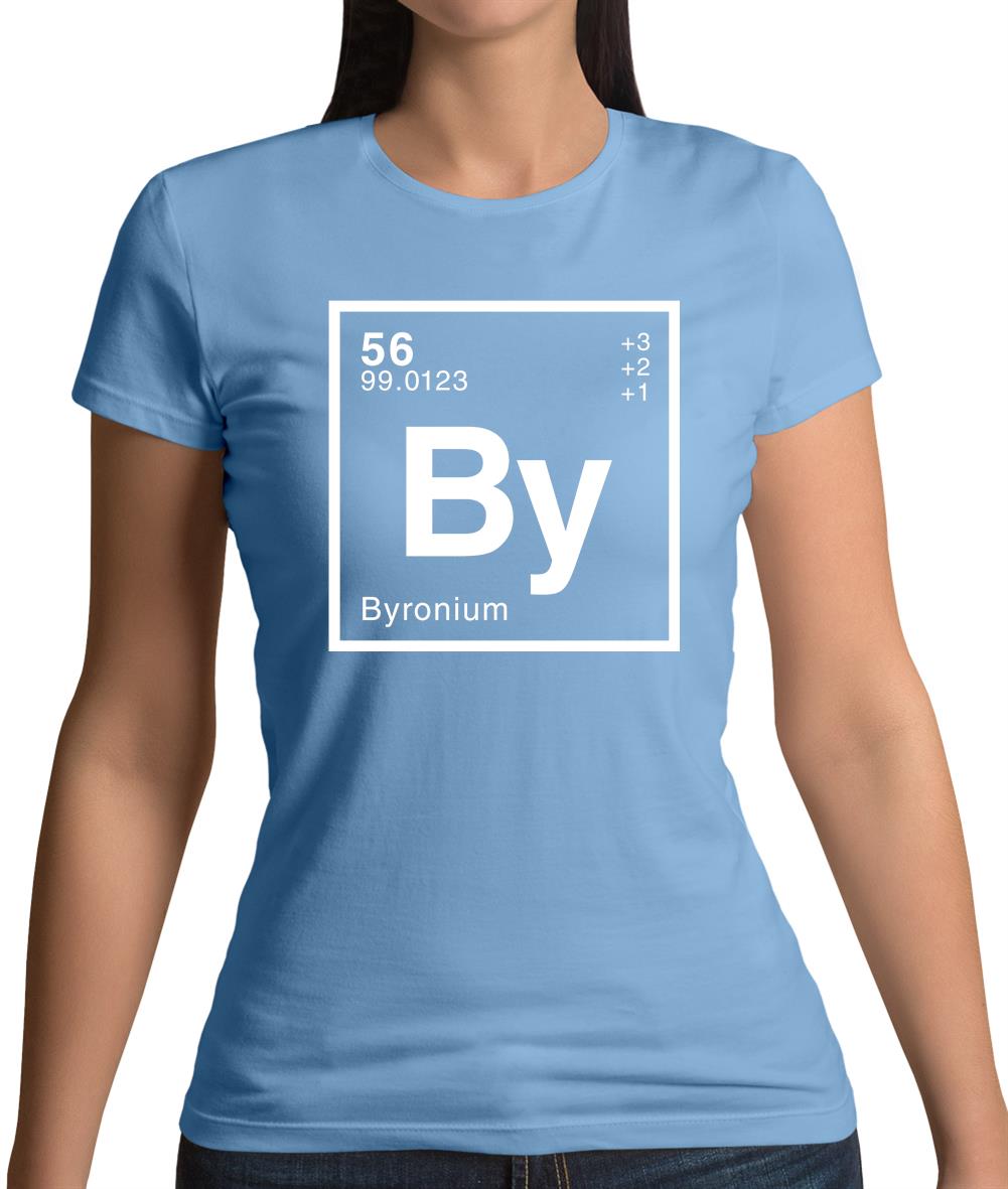 Byron - Periodic Element Womens T-Shirt Byron - Periodic Element Womens T-Shirt