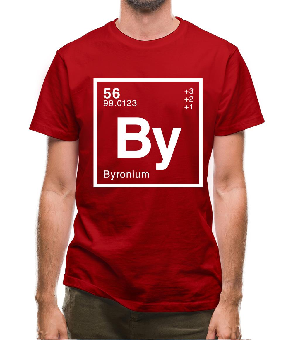 Byron - Periodic Element Mens T-Shirt Byron - Periodic Element Mens T-Shirt