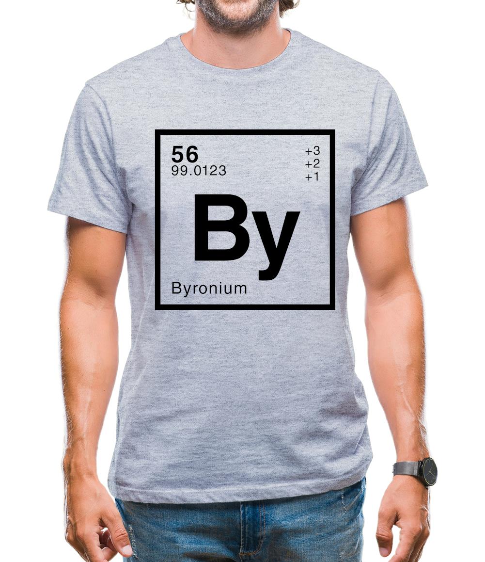 Byron - Periodic Element Mens T-Shirt Byron - Periodic Element Mens T-Shirt
