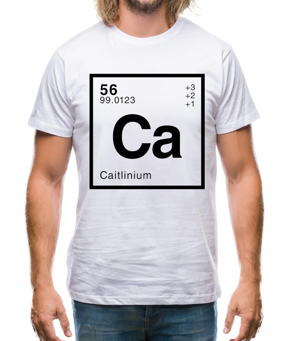 Caitlin - Periodic Element Mens T-Shirt Caitlin - Periodic Element Mens T-Shirt