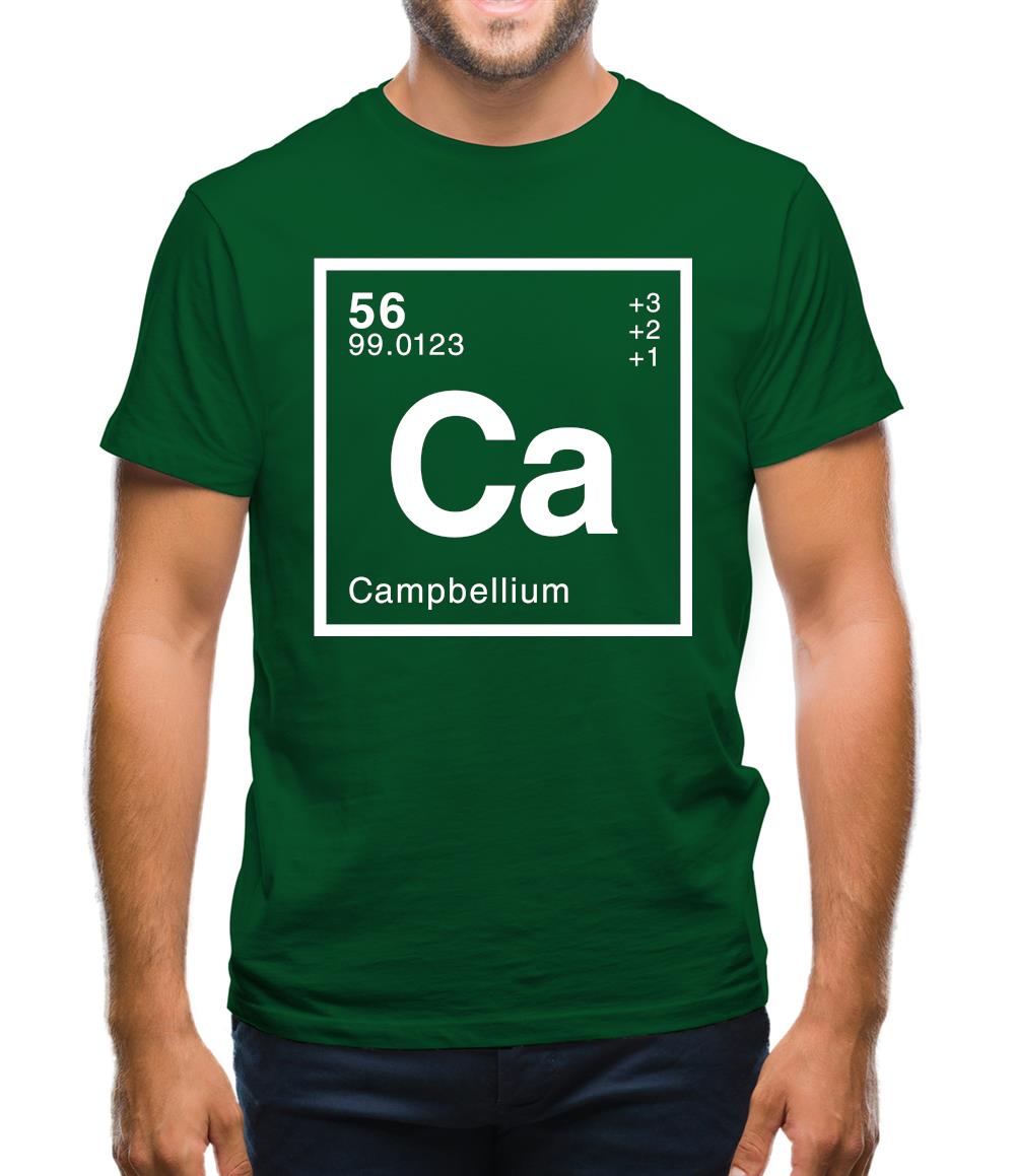 Campbell - Periodic Element Mens T-Shirt Campbell - Periodic Element Mens T-Shirt