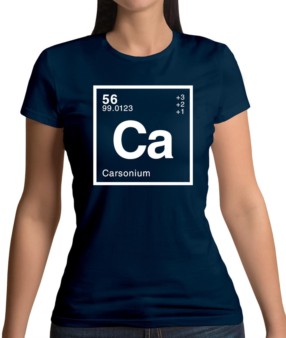 Carson - Periodic Element Womens T-Shirt Carson - Periodic Element Womens T-Shirt