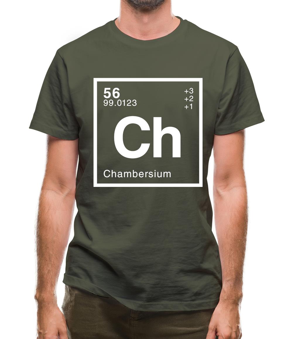 Chambers - Periodic Element Mens T-Shirt Chambers - Periodic Element Mens T-Shirt