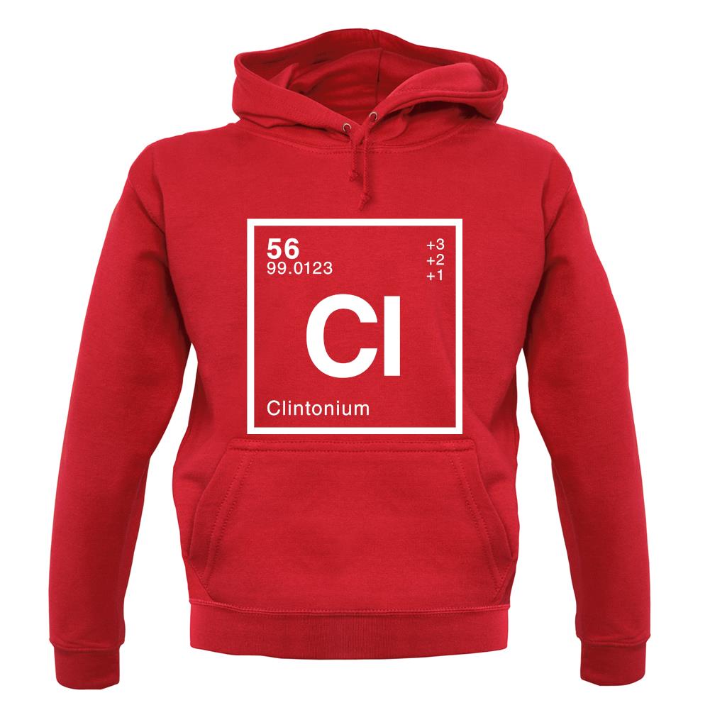Clinton - Periodic Element unisex hoodie Clinton - Periodic Element unisex hoodie